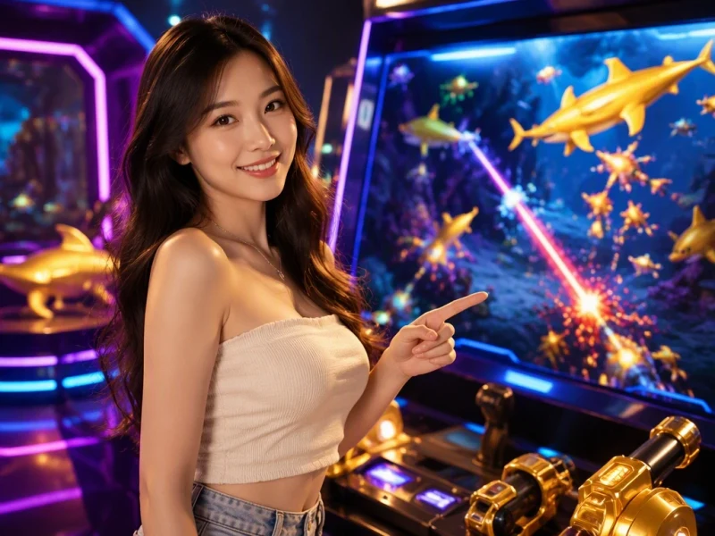 dan-ca-vang-boi-trong-dai-duong-neon-voi-hieu-ung-dan-ban-sang-ruc Đàn cá vàng bơi trong đại dương neon với hiệu ứng đạn bắn sáng rực